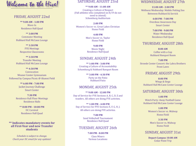 swarm week events